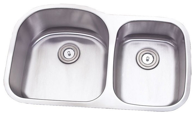 32 Stainless Steel Undermount Double D Bowl Offset Kitchen Sink 32 Stainless Steel Undermount Double D Bowl Offset Kitchen Sink