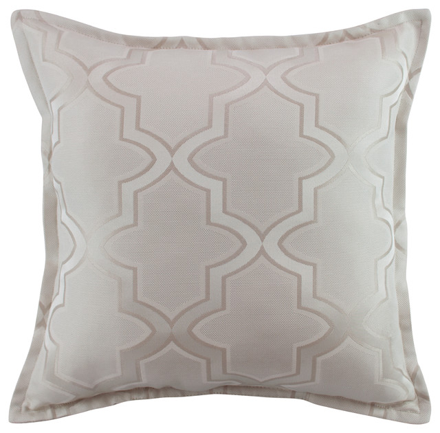 Austin Horn En' Vogue Glamour Pearl Pillow, 20"x20" Mediterranean