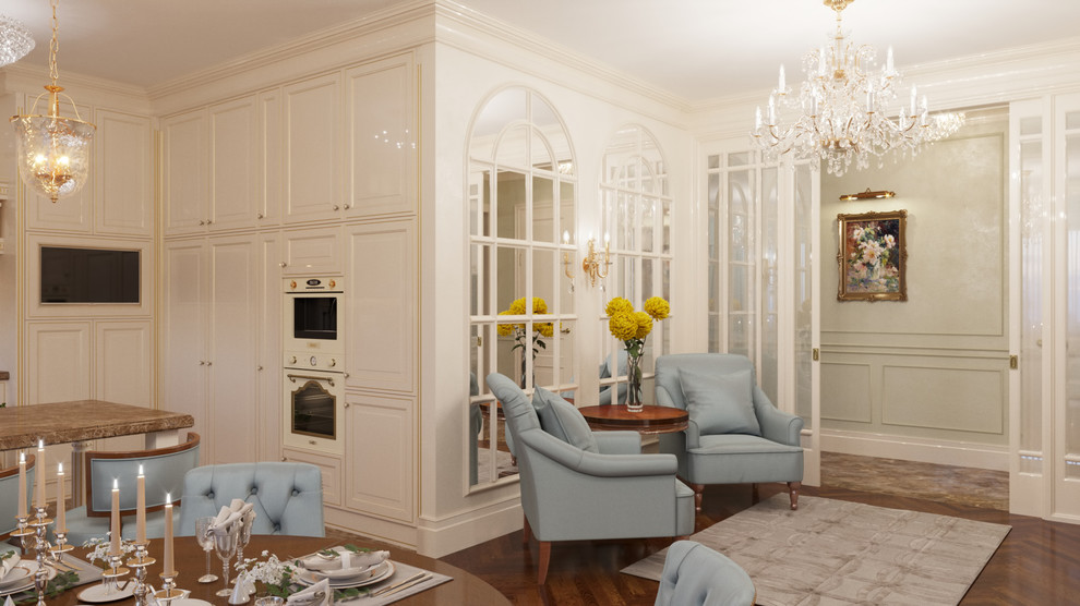 ЖК Алые паруса.Квартира в стиле современная классика.