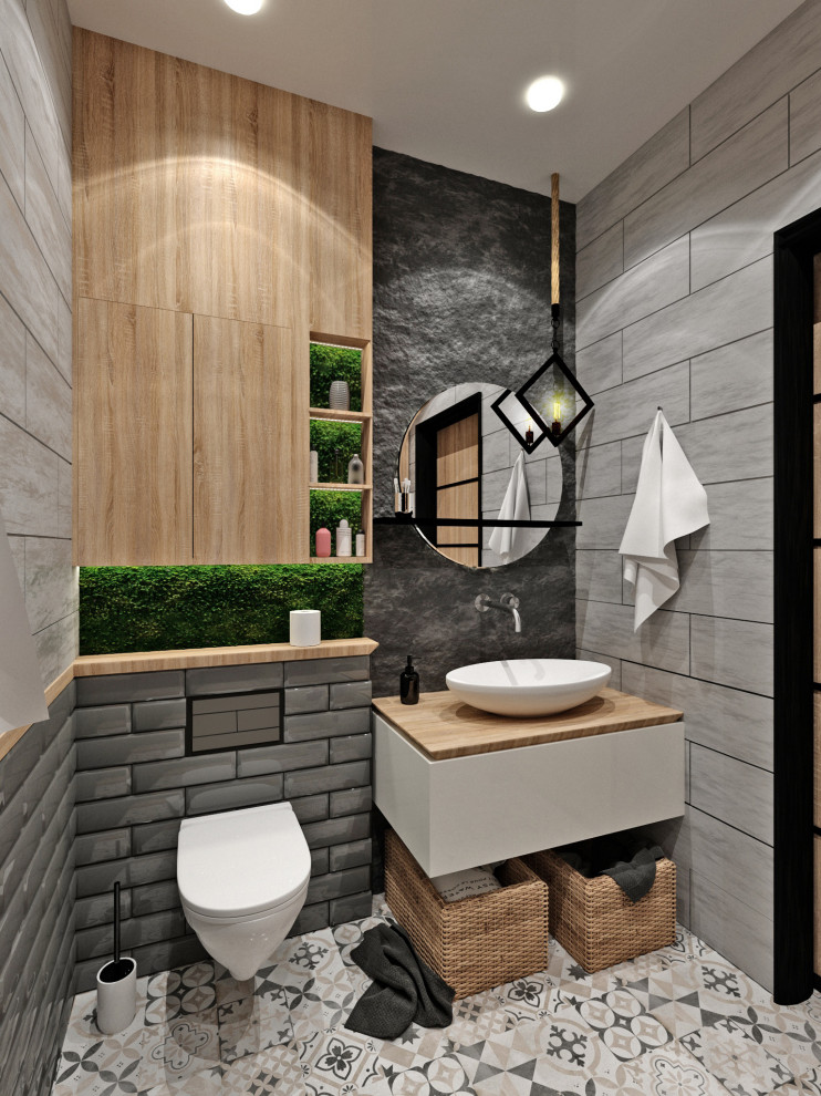 Студия 40 м2 | Зеленые акценты