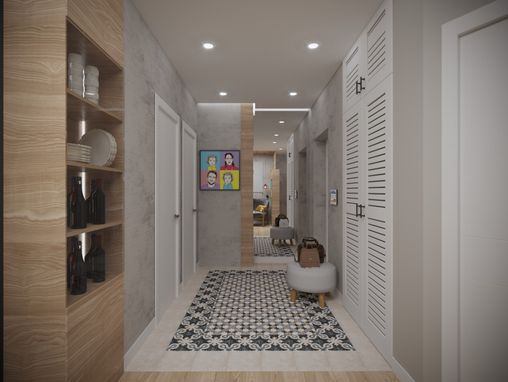 Современный проект квартиры для молодой семьи!