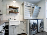 Transitional Laundry Room by CVI Design - Carly Visser