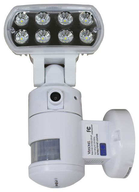 Versonel Nighcher Pro Led Security Motion Recording Light With Versonel Nighcher Pro Led Security Motion Recording Light With Wifi Vslnwp80 Contemporary Outdoor Flood And Spot Lights By