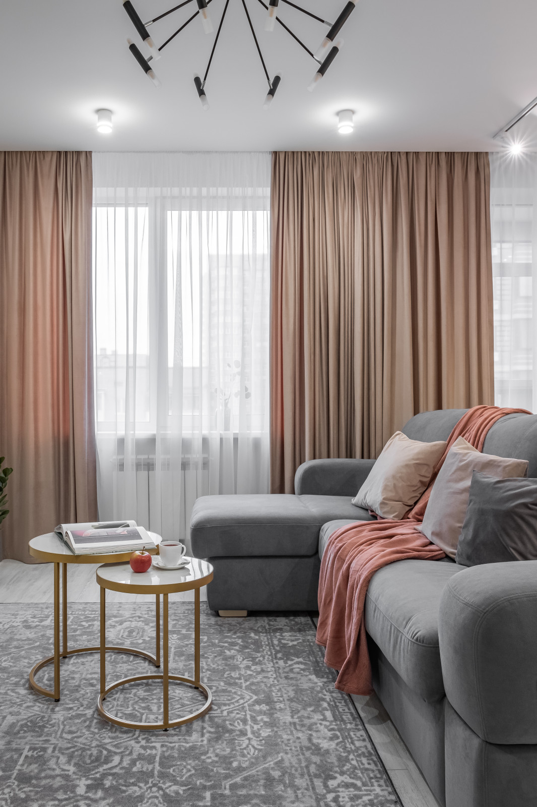 Квартира в цвете антрацит