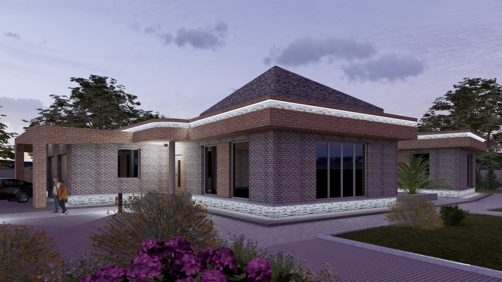 Современный модный жилой дом в Екатеринбурге