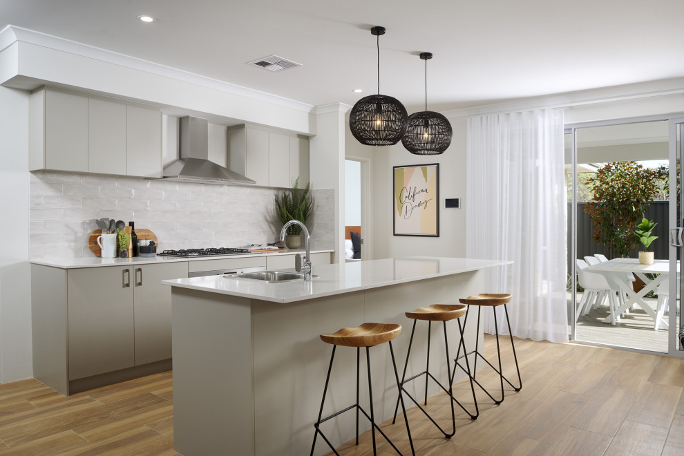 This is an example of a scandinavian kitchen in Perth.