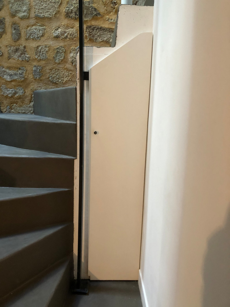 Idées déco pour un escalier contemporain.