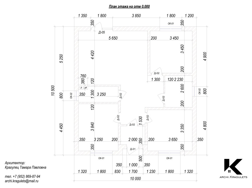 Форэскиз планировки дома