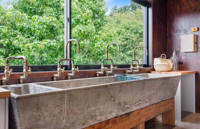 Rustic, natural, and built to last generations - Rustic - Kitchen ...