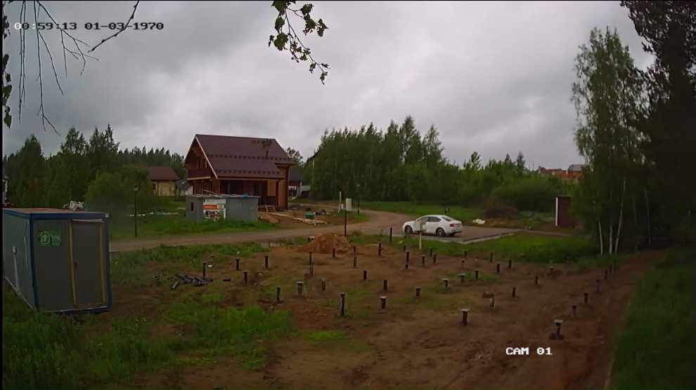 Одноэтажный загородный дом