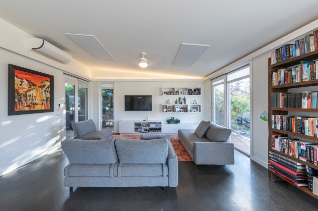 Lesh House contemporary-living-room