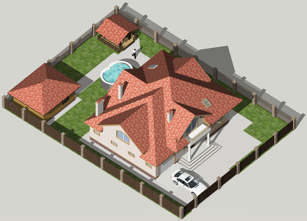 Проект коттеджа 13