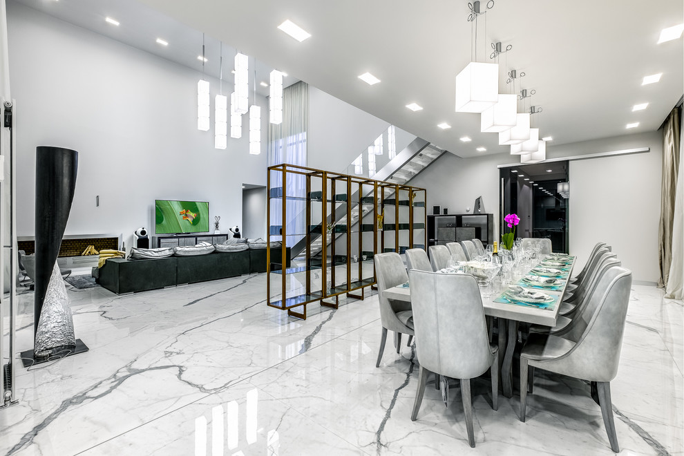 Просторный загородный дом в современном стиле