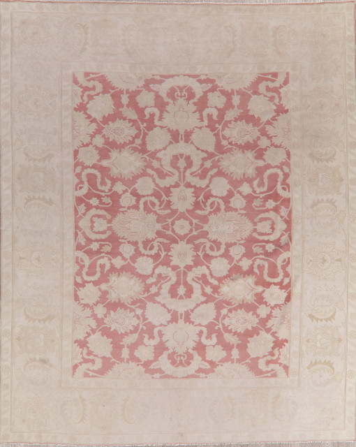 Egyptian Vegetable Dye AllOver Handmade French Toile Oriental Rug