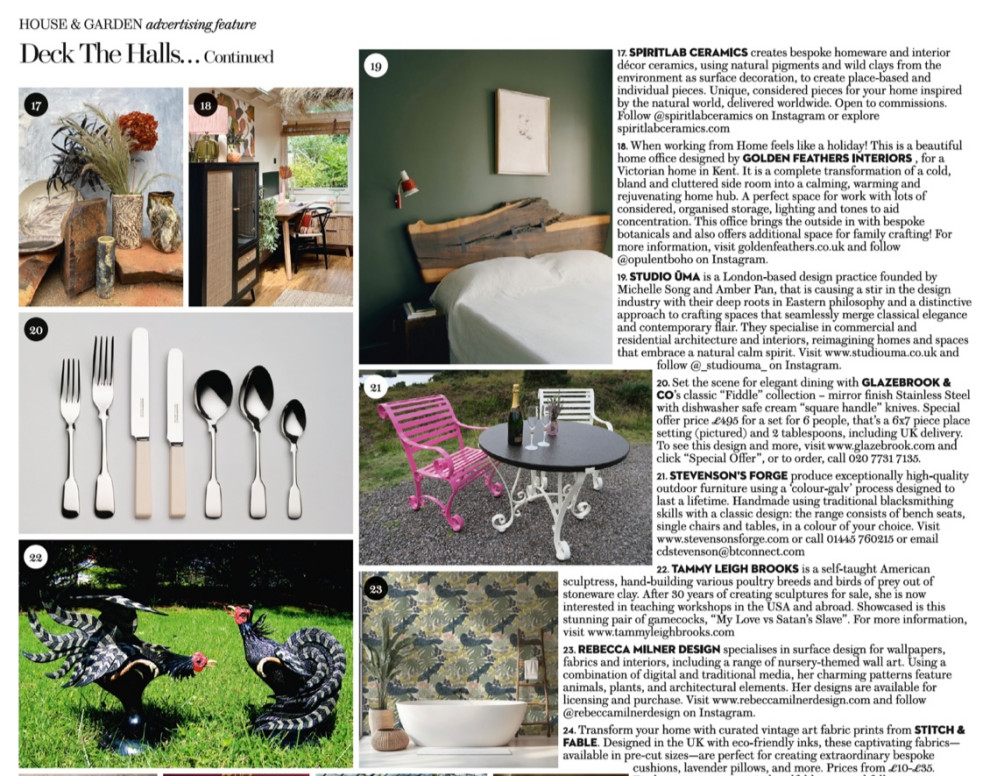 House & Garden Magazine November