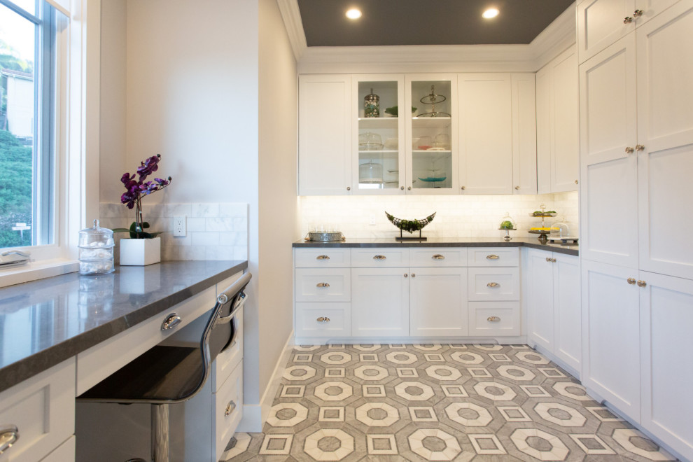 Inspiration for a transitional kitchen remodel in Orange County