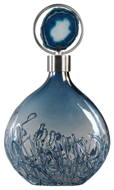 Uttermost Rae Sky Blue Vase