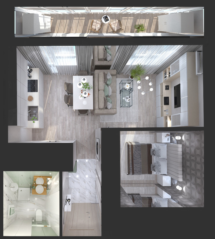 Квартира для родителей  ул. Перелета