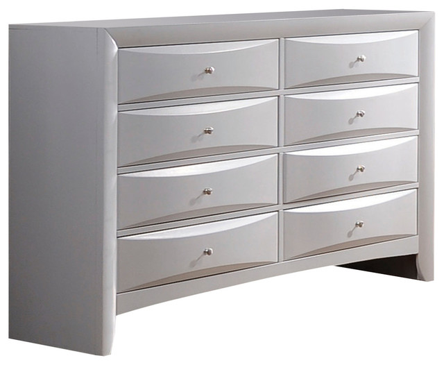 Ireland Dresser, White Transitional Dressers by GwG Outlet Houzz