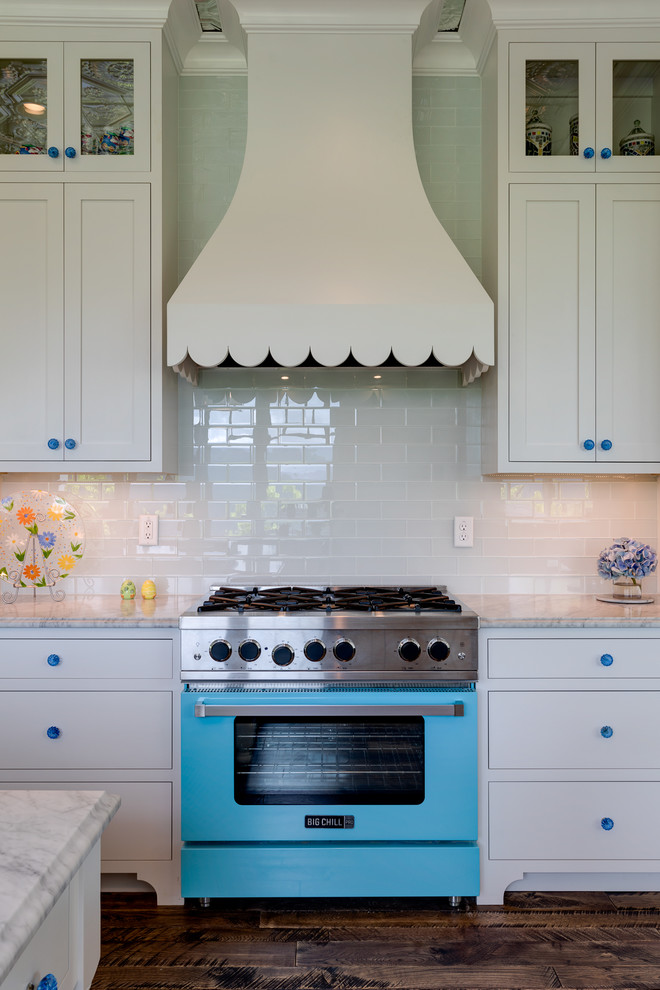 Example of a cottage kitchen design in Other