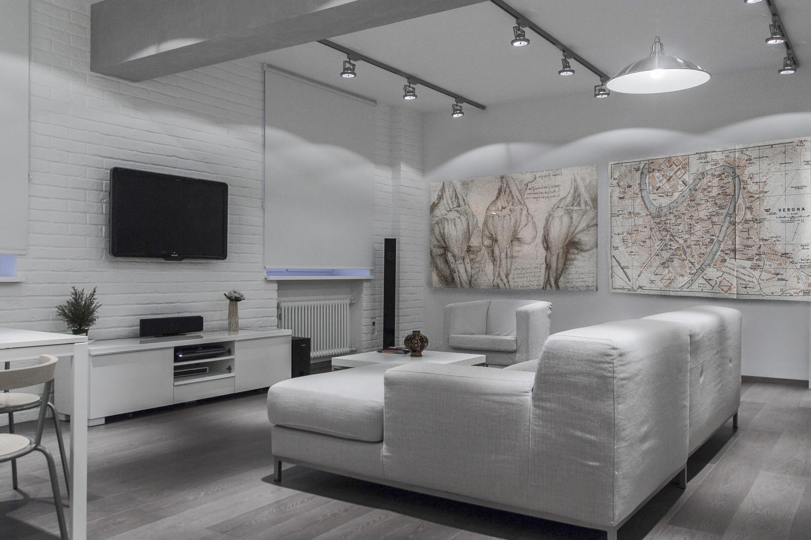 Квартира в стиле лофт на Новинском бульваре