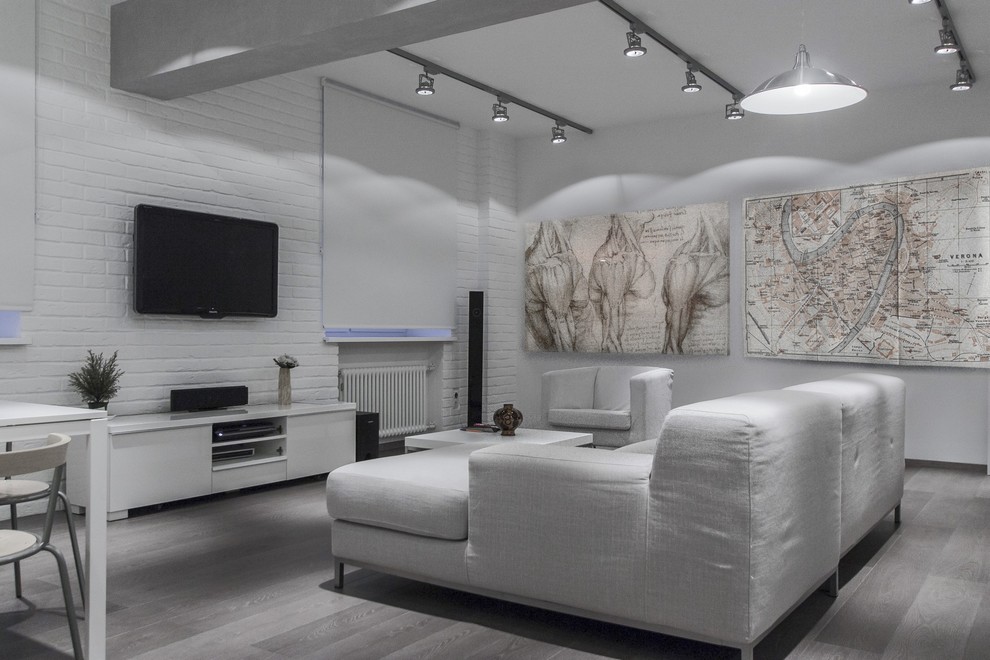 Квартира в стиле лофт на Новинском бульваре