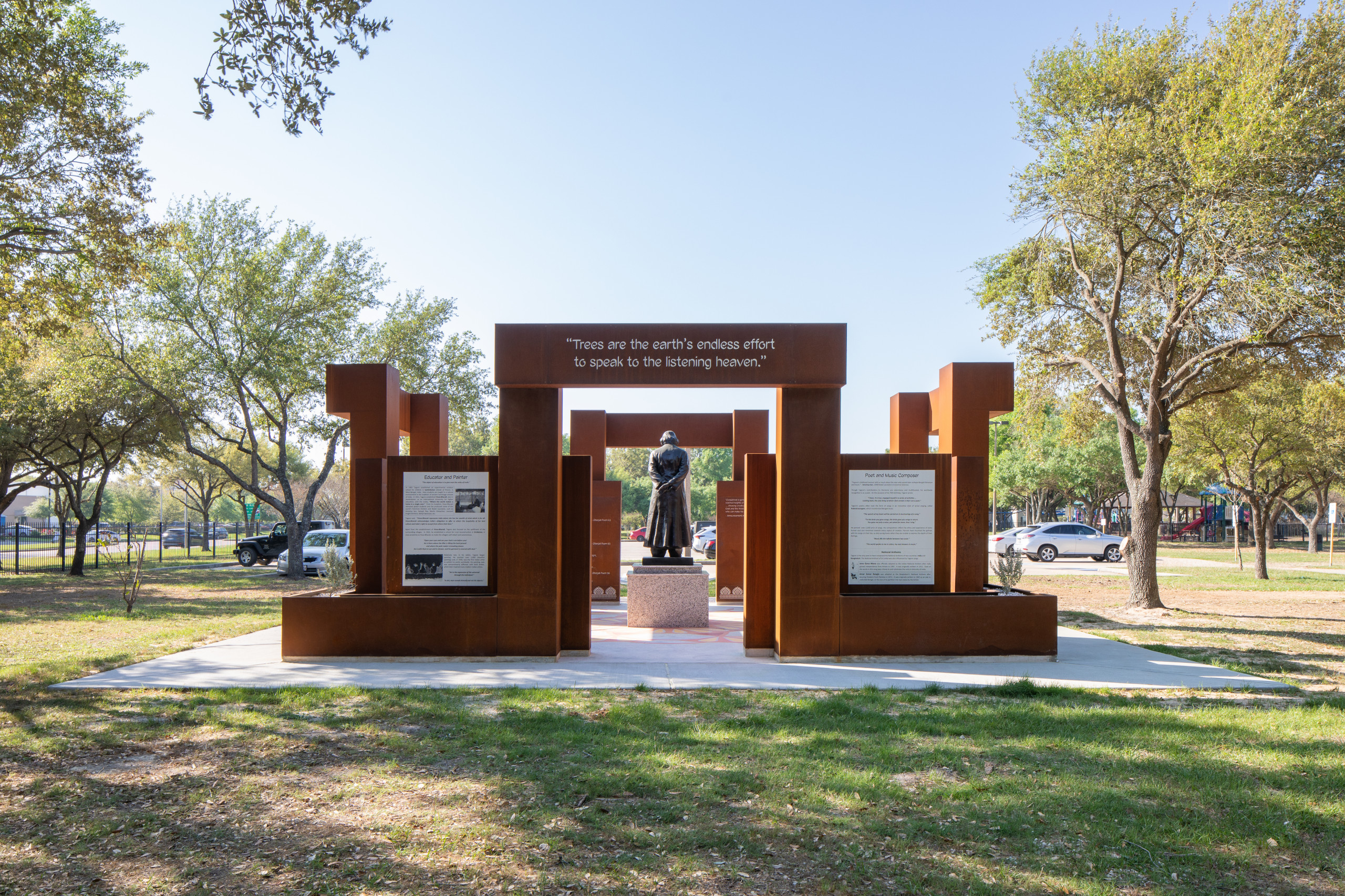 Tagore Grove Monument