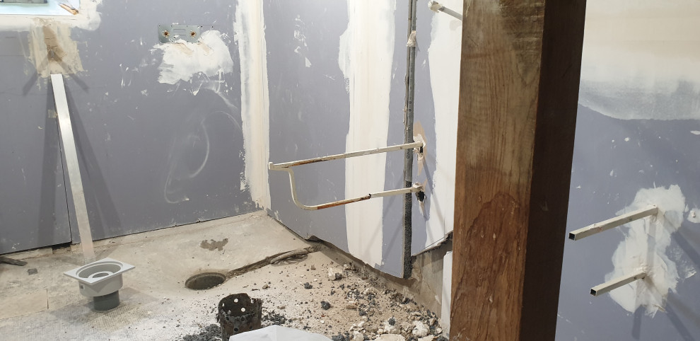 Conception et installation d'une douche