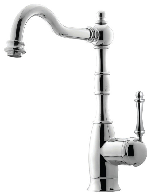 Regal Traditional Solid Brass Bar Faucet, Polished Chrome