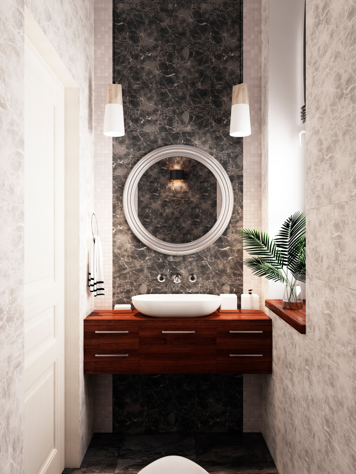 Дизайн коттеджа современная классика (п-ов Пролетарский)