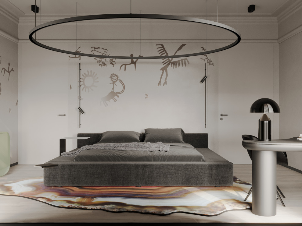 Интерьер с элементами наивного искусства