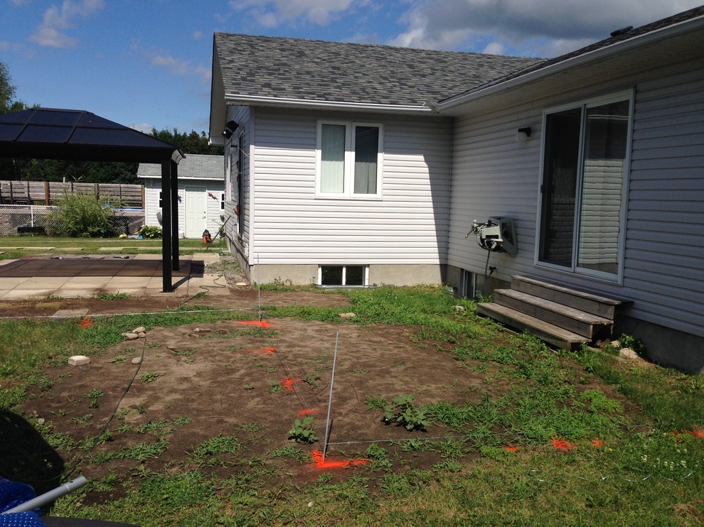 Inspiration for a huge transitional backyard deck remodel