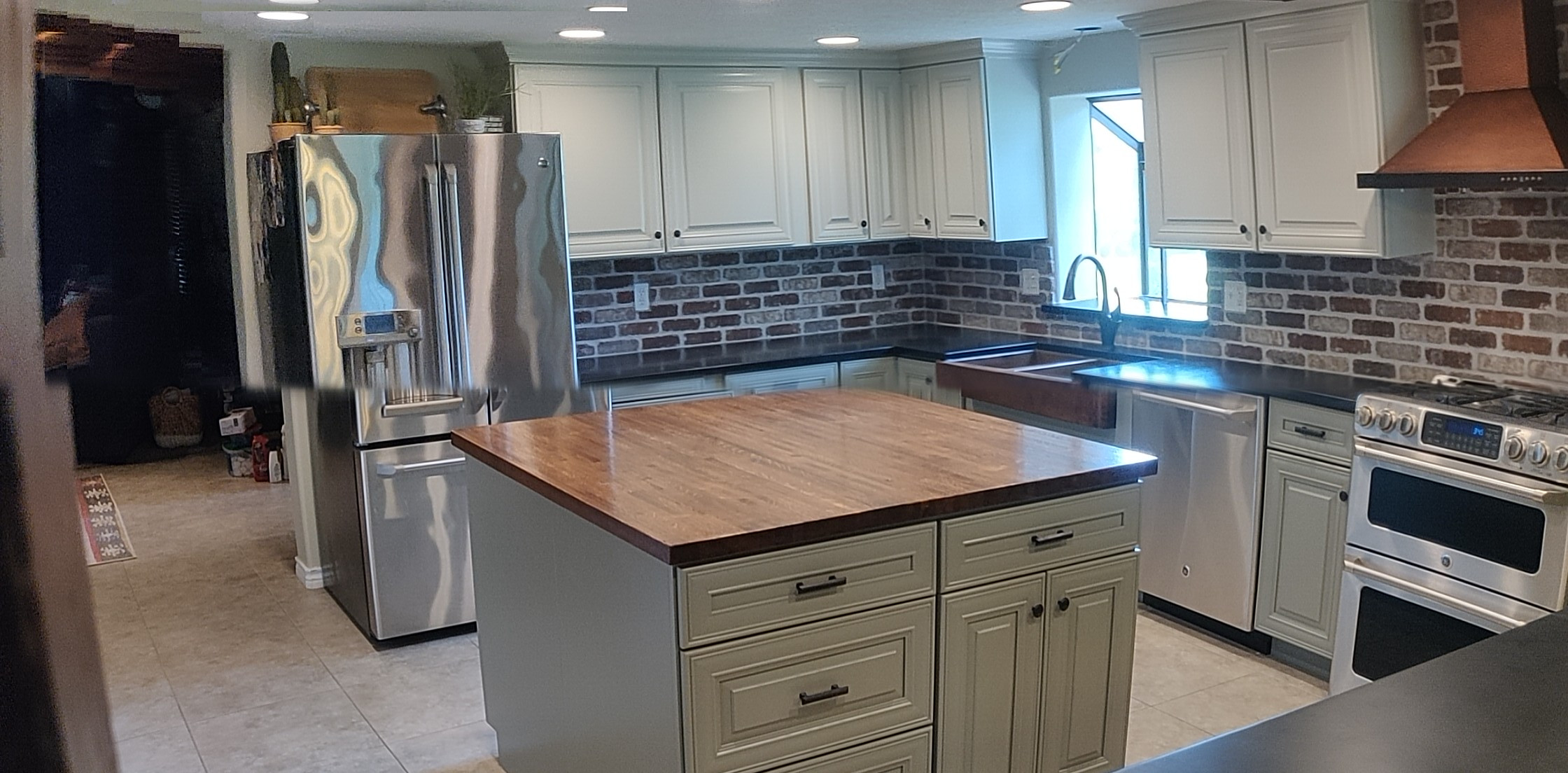 Log Cabin Kitchen After