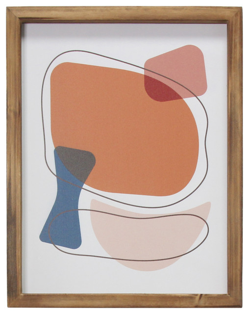 Stratton Home Decor Mid Century Modern Framed Wall Art l, 11.00x1.00x14