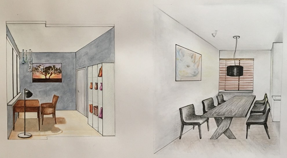 кабинет, гостиная