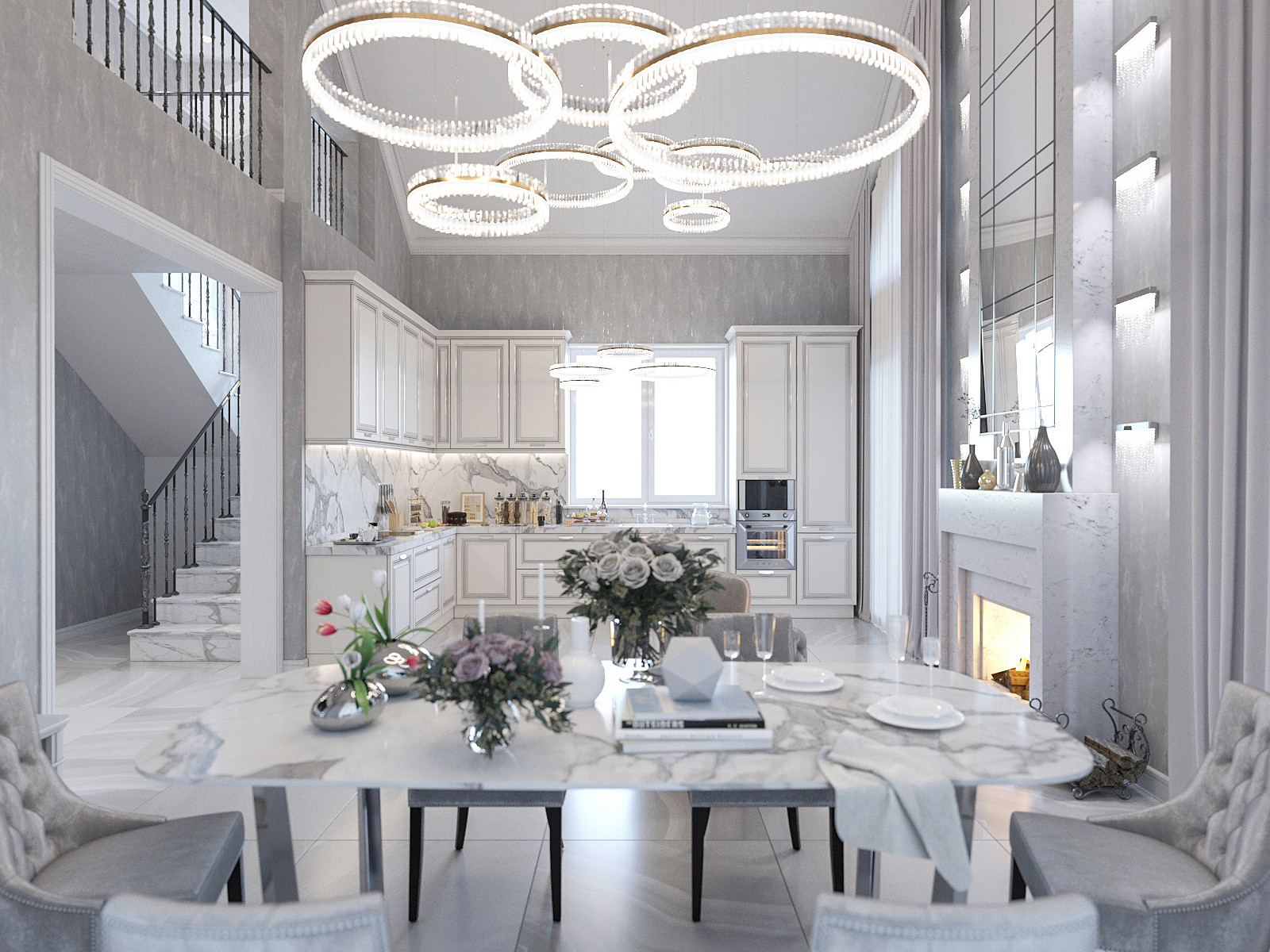 Дизайн интерьера коттеджа (д.Пасынково)