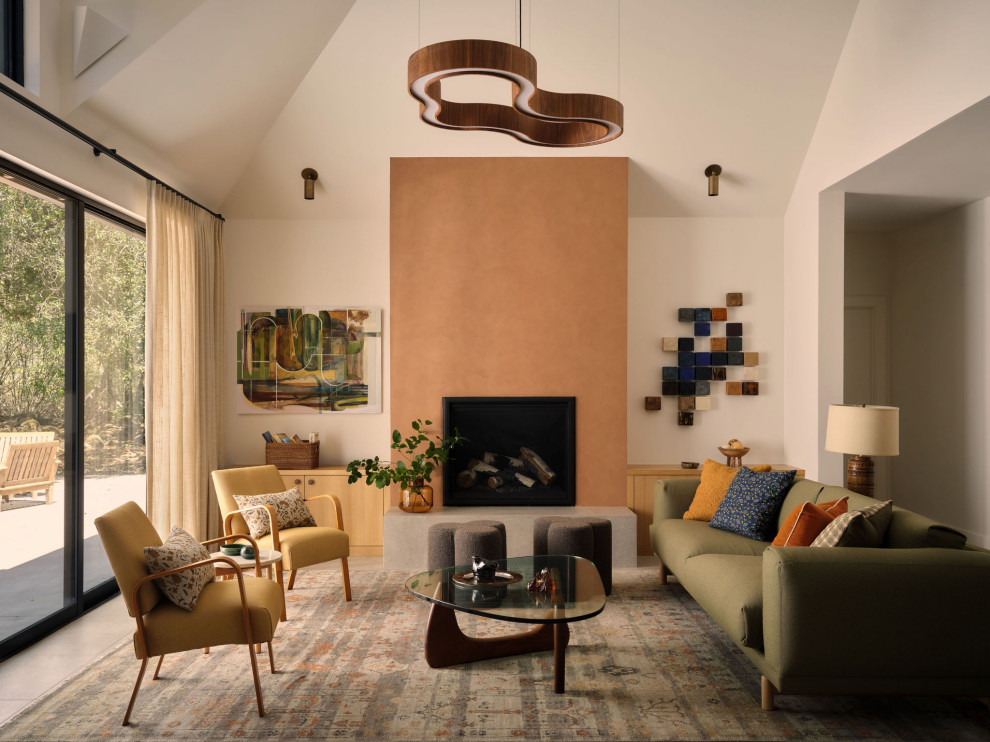 Living room - contemporary living room idea in San Francisco