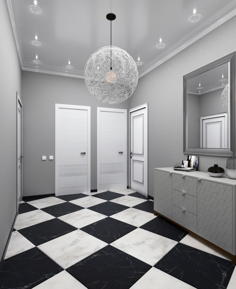 Интерьер квартиры в стиле модерн середины XX в. Холл.