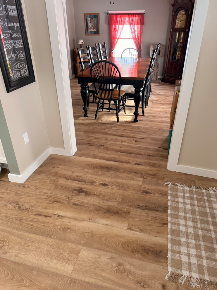 Cali Longboard LVT paired with Windsor One craftsman style trim.