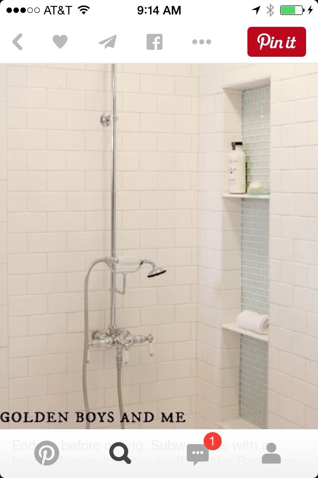 Exposed shower fixtures