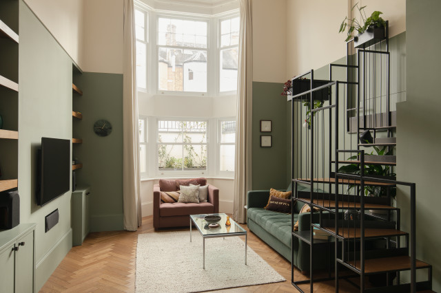Family Home &ndash; Crouch End trendy-dagligstue