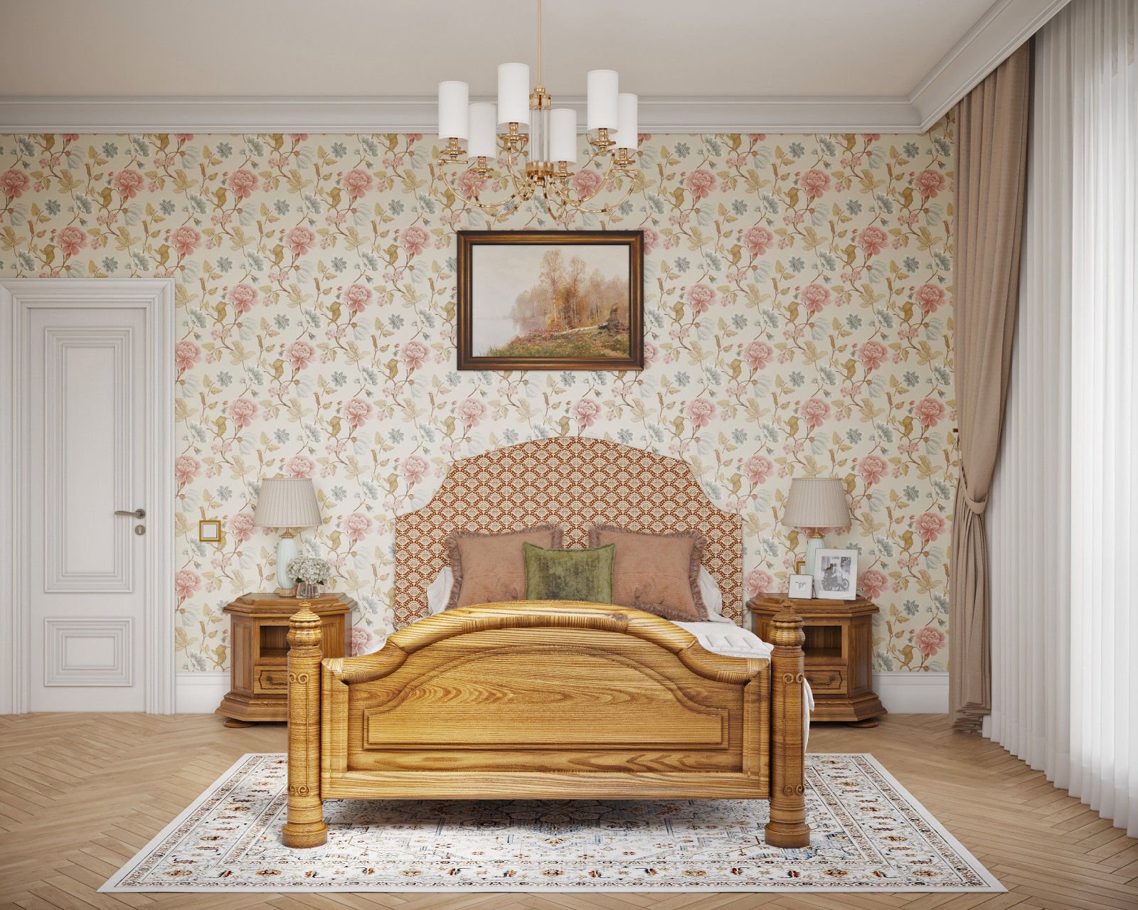 Дизайн проект квартиры с классической атмосферой