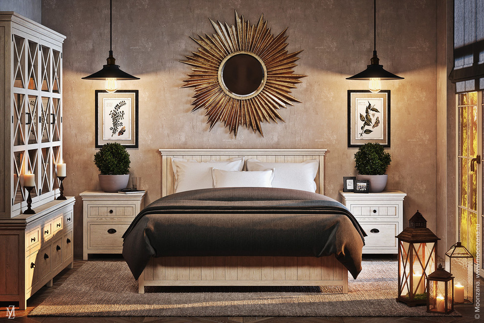 Спальня с использованием мебели серии Сенчери