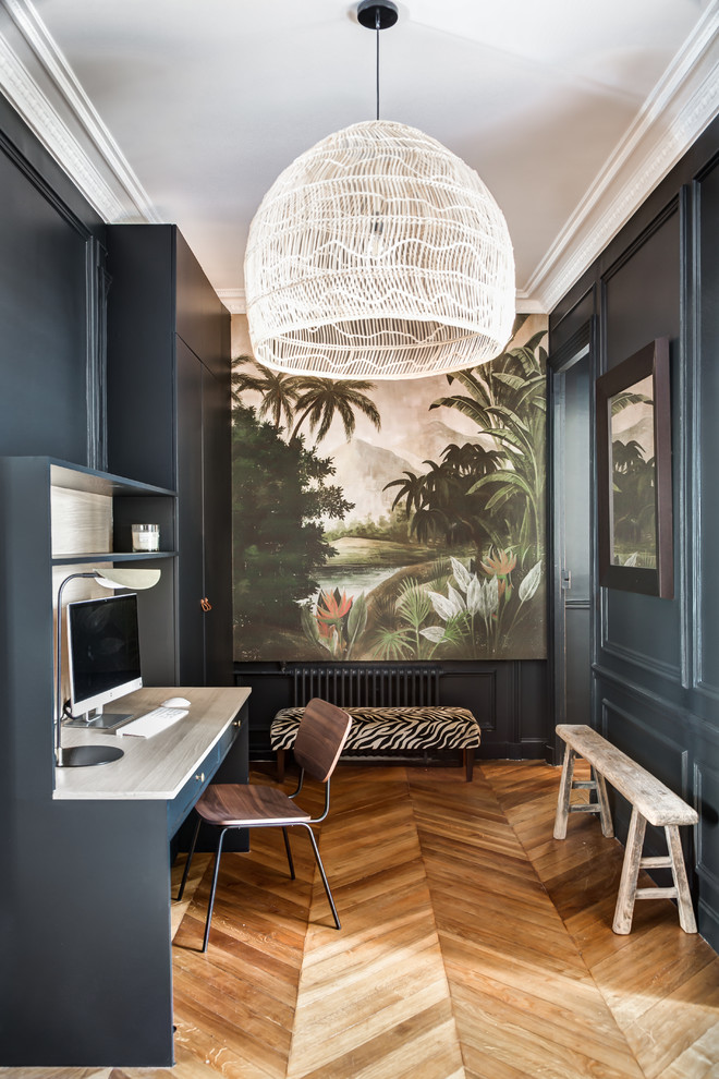 Idée de décoration pour une entrée.