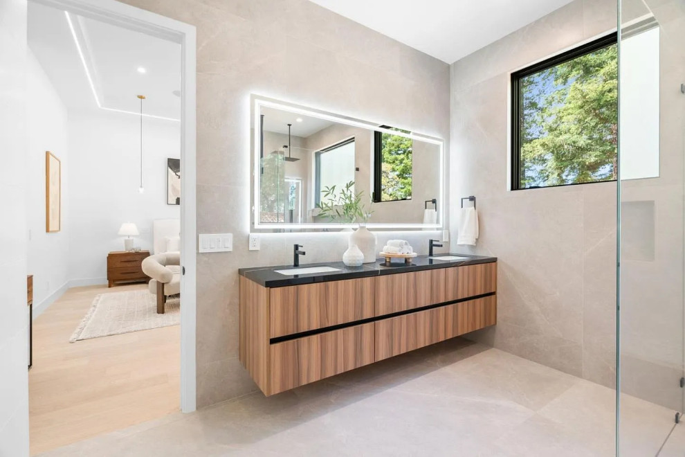 2 masters bathrooms remodel