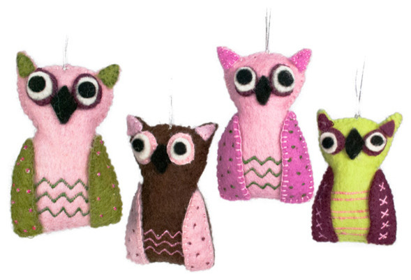 Bambeco Handmade Scandinavian Owl Ornaments
