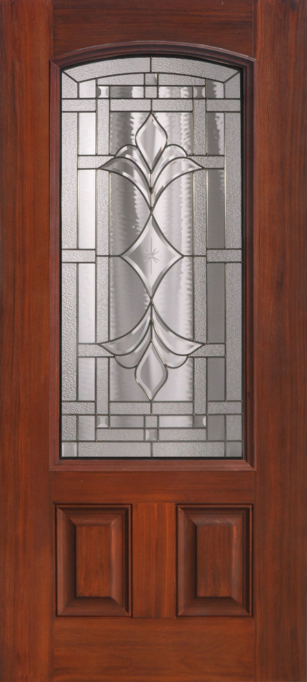 Marsala Fiberglass Front Door