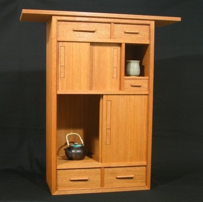 Mahogany Tea Cabinet by Dan Paret