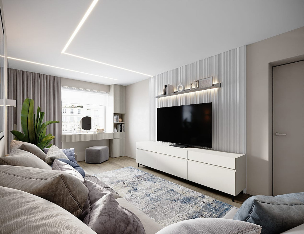 Светлая квартира 60 м2.