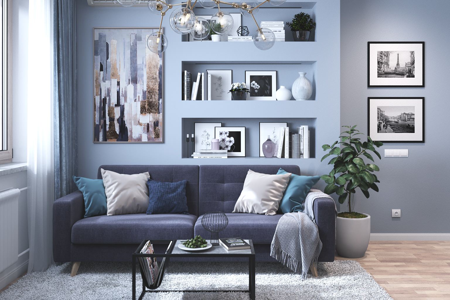 Для счастливой жизни. Проект квартиры 90 м2.